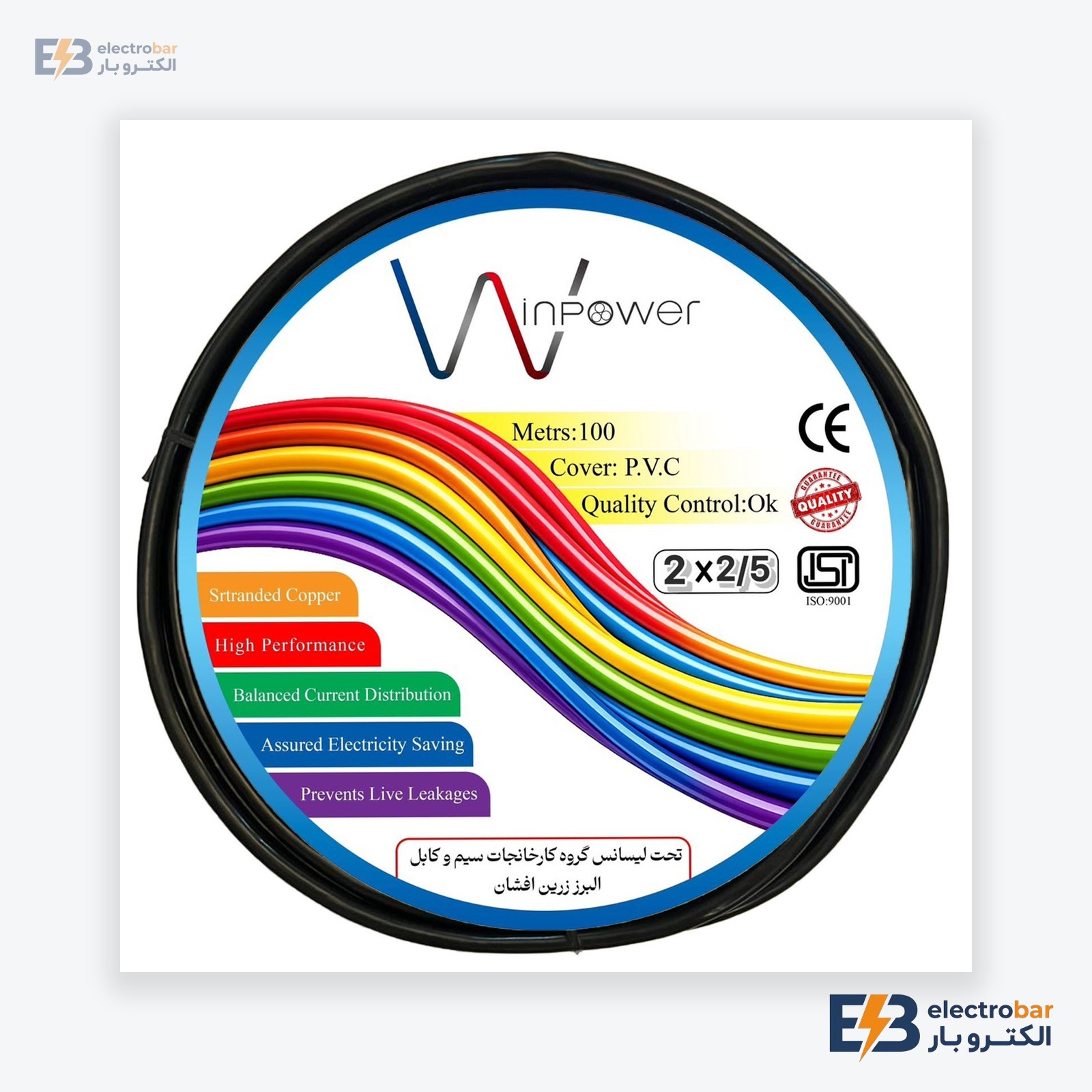 کابل آلومینیوم PVC 1x185
