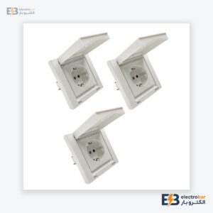 پریز صنعتی کورال ۳ خانه IP44 (N-3)