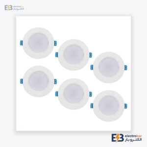 چراغ توکار 30 وات داسین بدنه مشکی